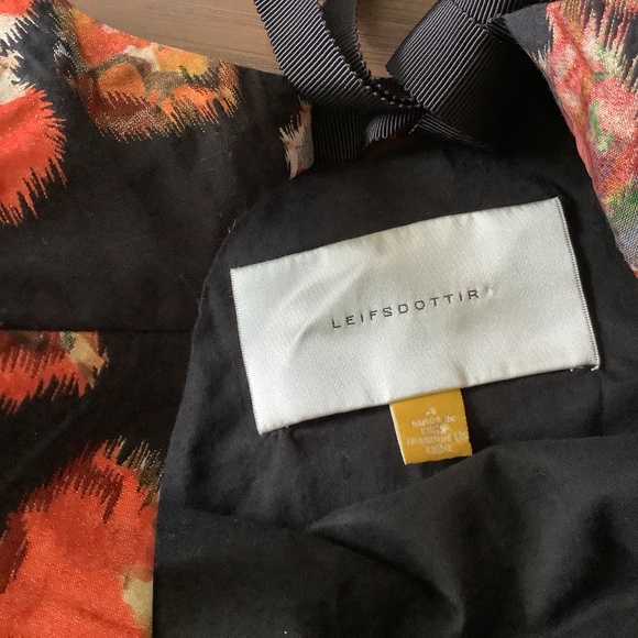 Leifsdotir maple leaves embroider dress - Picture 5 of 12